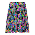 Vibrant Enchanted Rose Skater Skirt showcasing elegant rose blossoms and a flattering flared design for a stylish look.