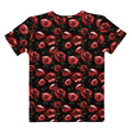 Stylish Enchanted Rose T-shirt featuring a vibrant floral design, perfect for any casual outfit.