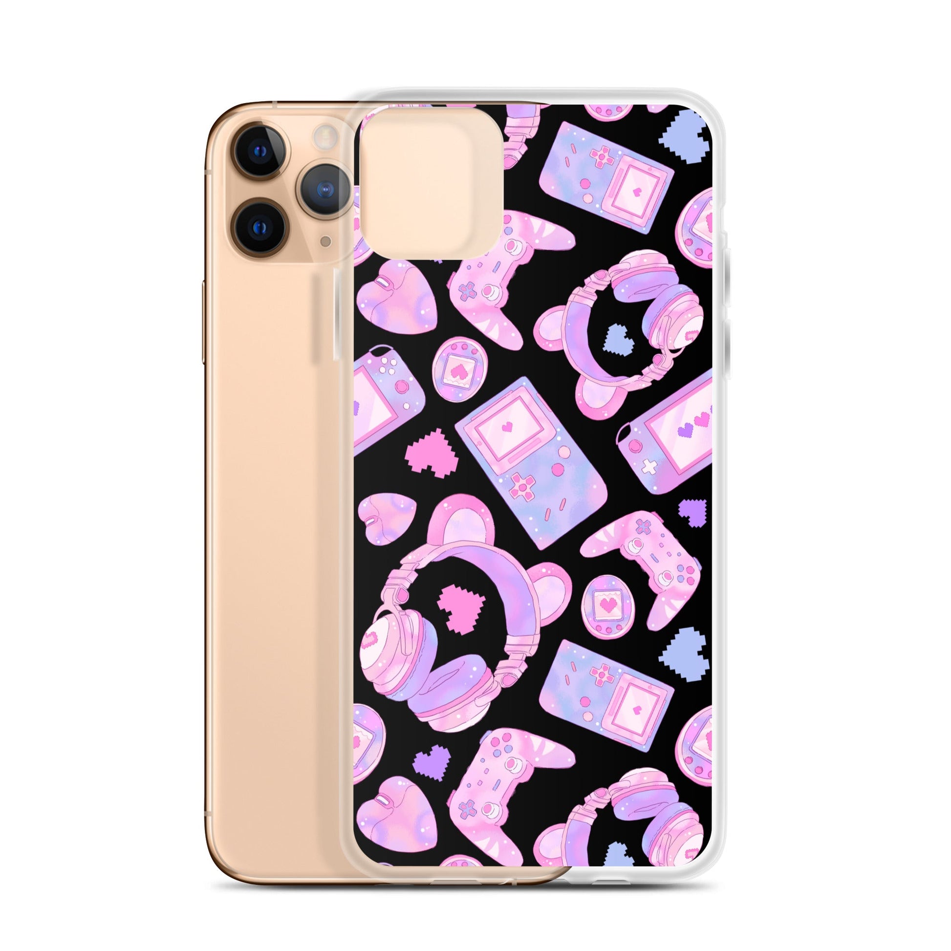 Protect your iPhone® stylishly with the Gamer Girl iPhone® Clear Case featuring vibrant gaming graphics.