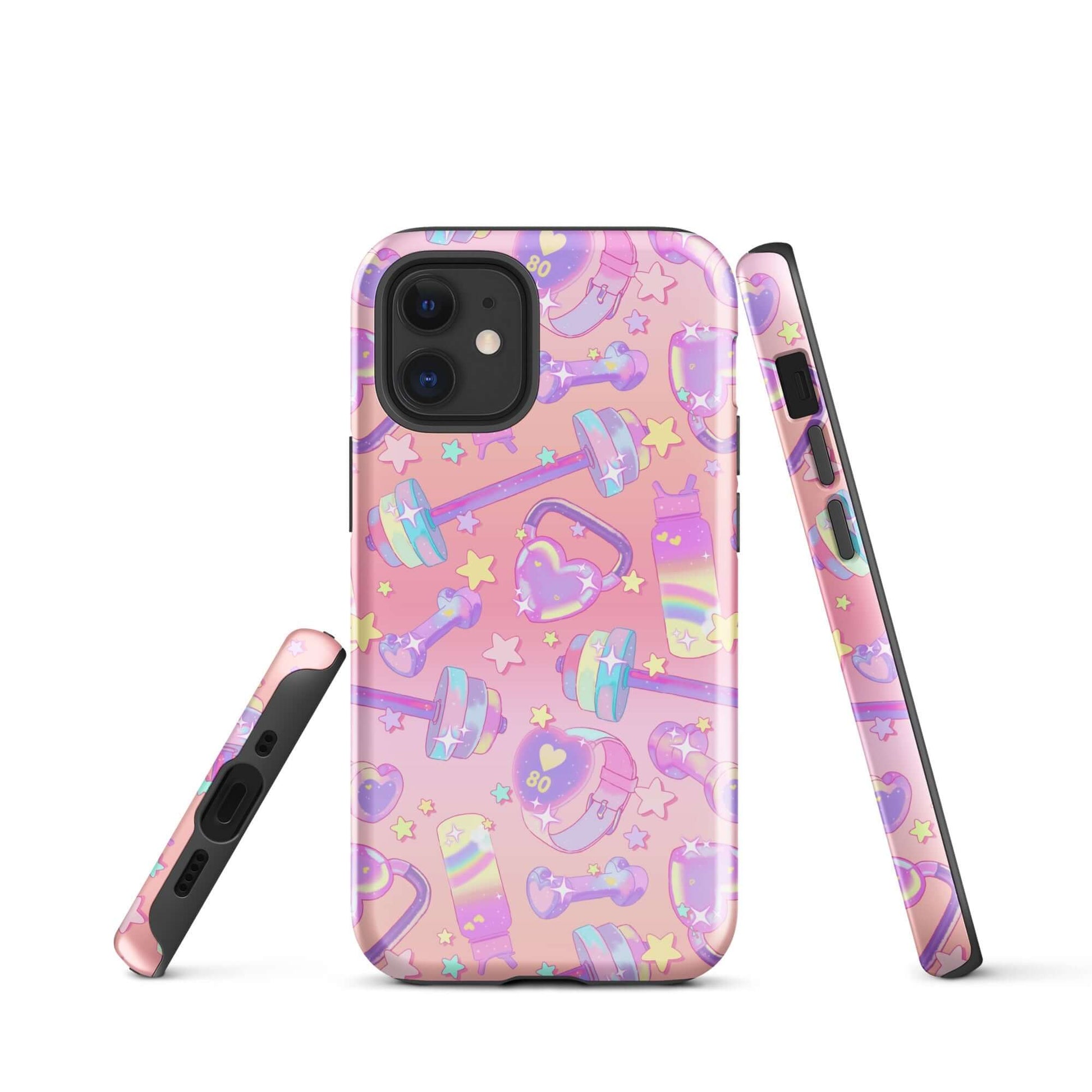 Stylish Glitter Gains iPhone® Tough Case featuring a durable design for maximum protection and chic aesthetics.