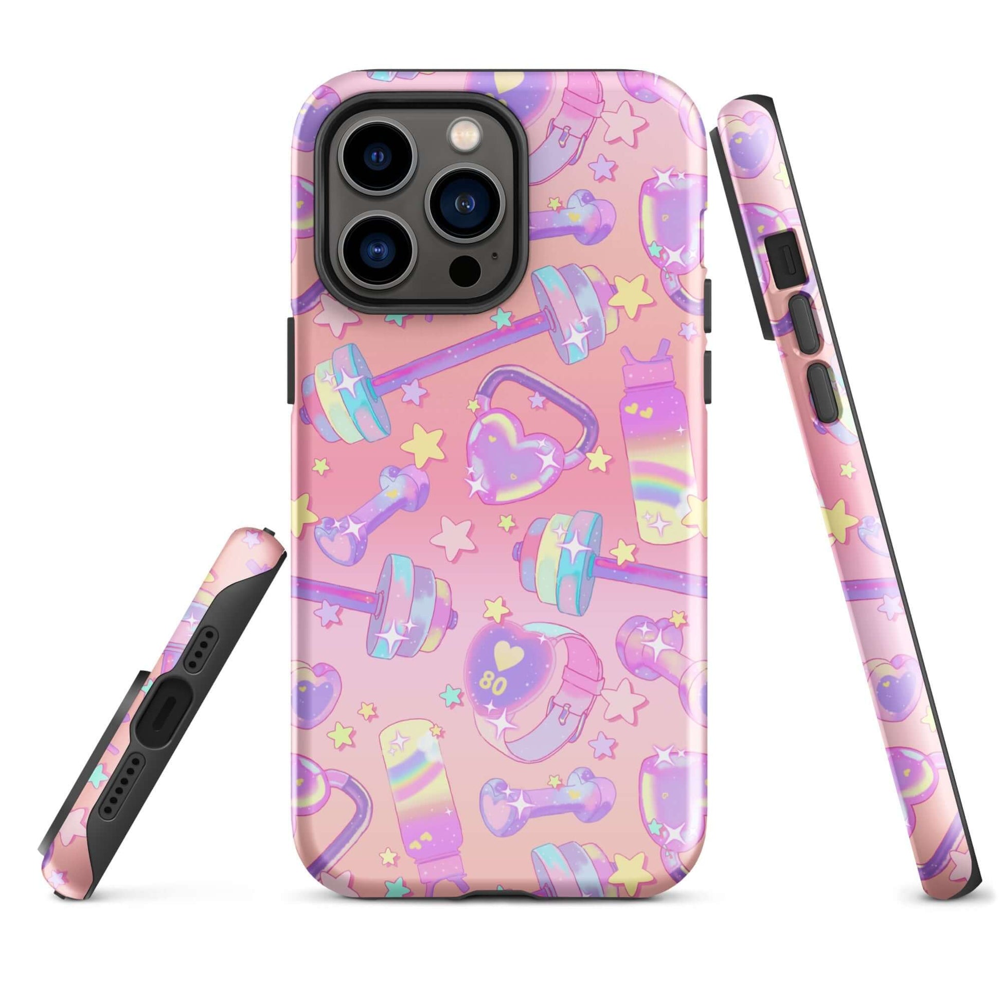 Stylish and durable, the Glitter Gains iPhone® Tough Case features a playful design and dual-layer protection.