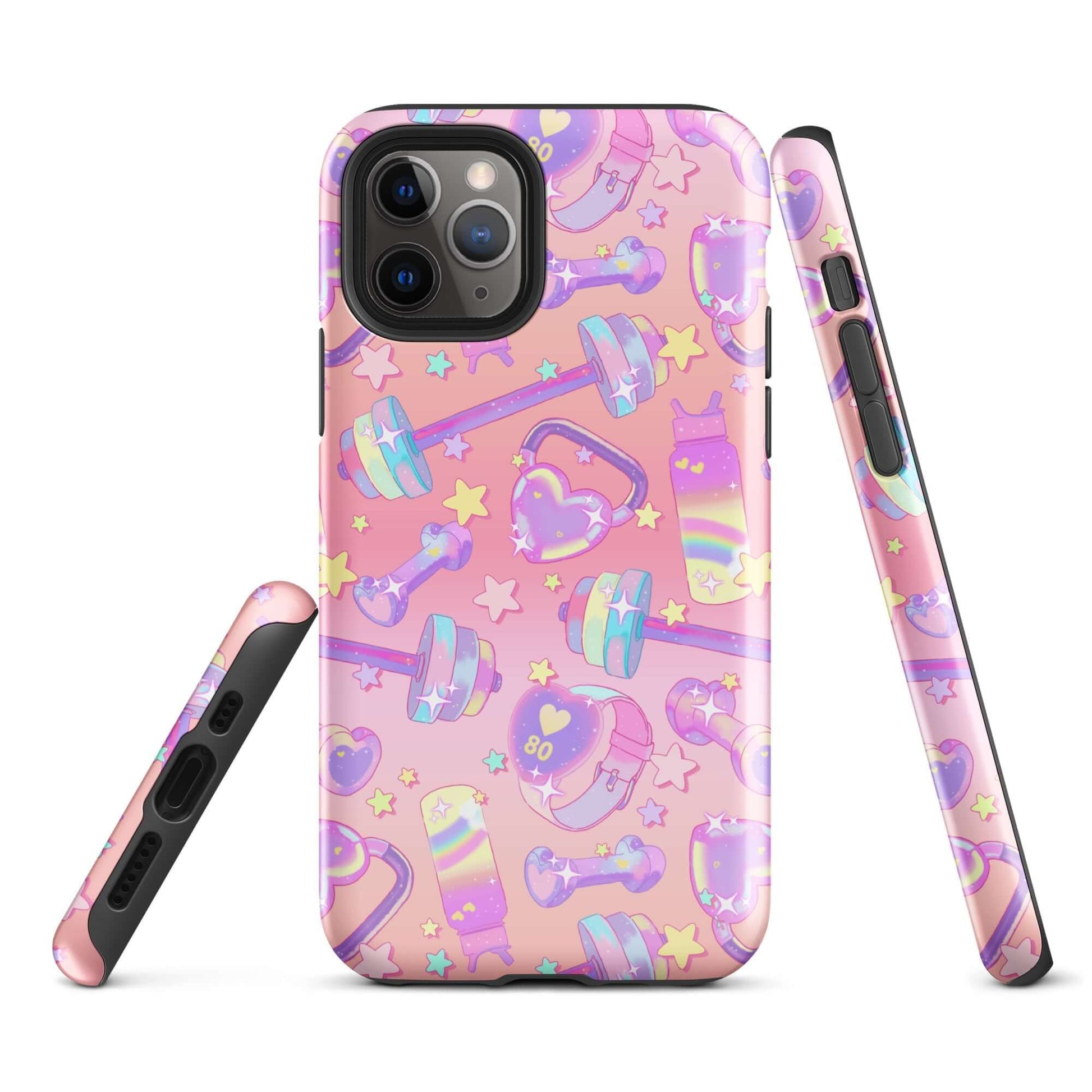 Stylish and protective, the Glitter Gains iPhone® Tough Case features a vibrant design and dual-layered durability.