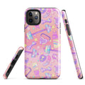 Stylishly protect your phone with the Glitter Gains iPhone® Tough Case, featuring a vibrant, durable design.