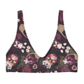 Gothic Teddy Padded Bikini Top features a dark, adorable design perfect for summer styling and comfort.