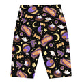 High-waisted Halloween Treat Biker Shorts featuring a fun, spooky print, perfect for gym or casual wear.