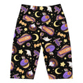 High-waisted Halloween Treat Biker Shorts featuring a fun spooky design, perfect for stylish workouts and festive outfits.