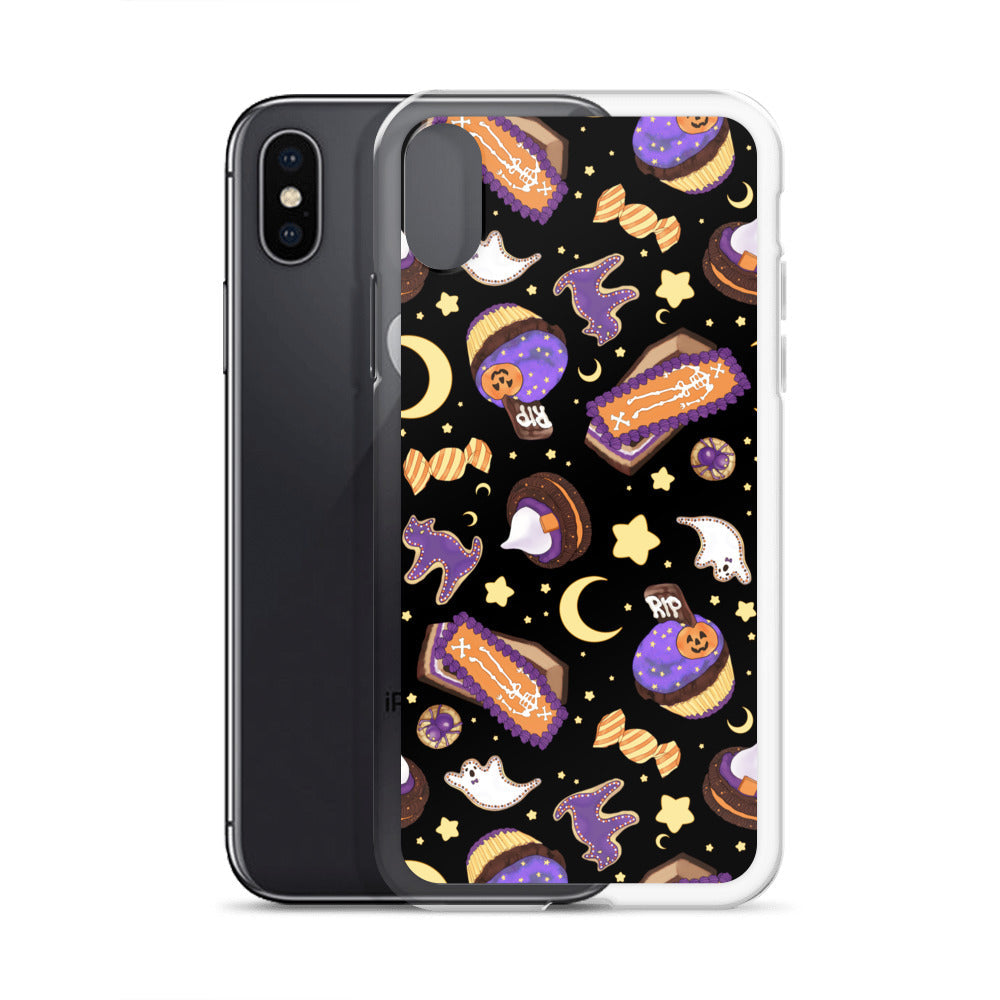 Protect your phone in style with the Halloween Treat iPhone® Clear Case featuring fun festive designs.