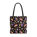 Spooky and stylish, the Halloween Treat Tote Bag features a fun design perfect for all your Halloween adventures!
