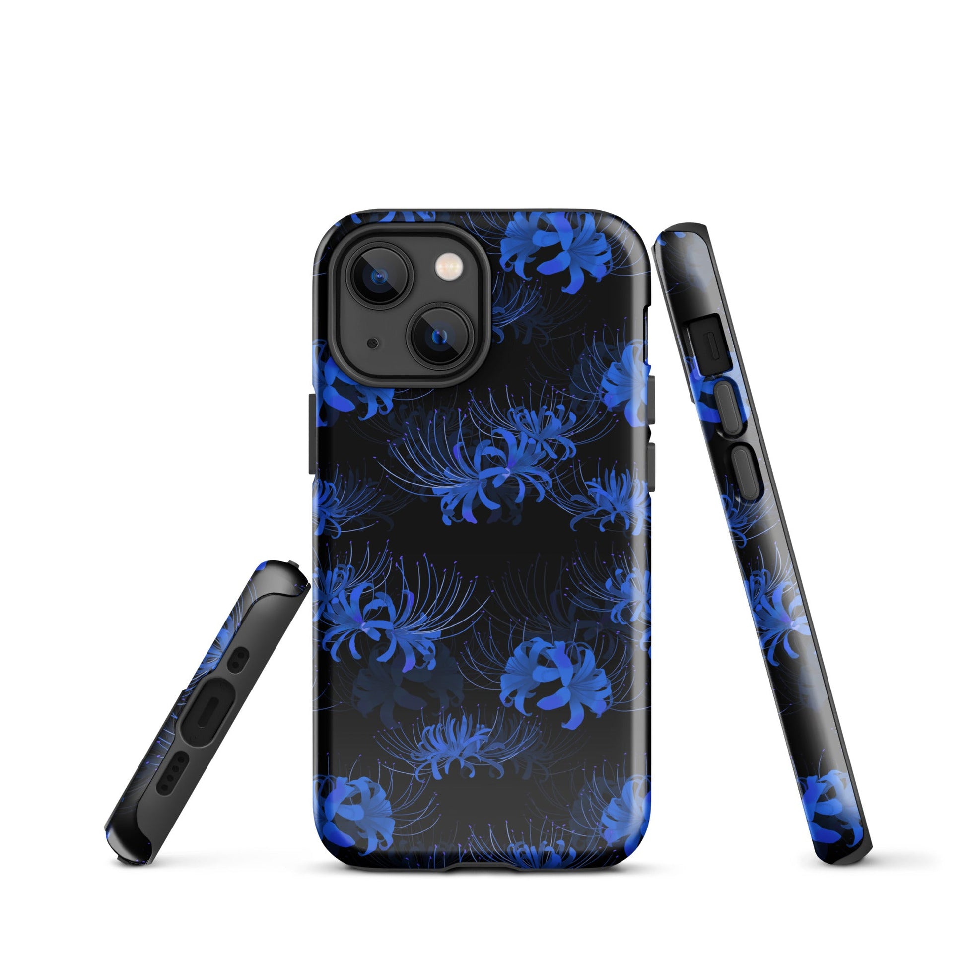 Stylish Higanbana iPhone® Tough Case features a durable design with impact-resistant polycarbonate and TPU lining.
