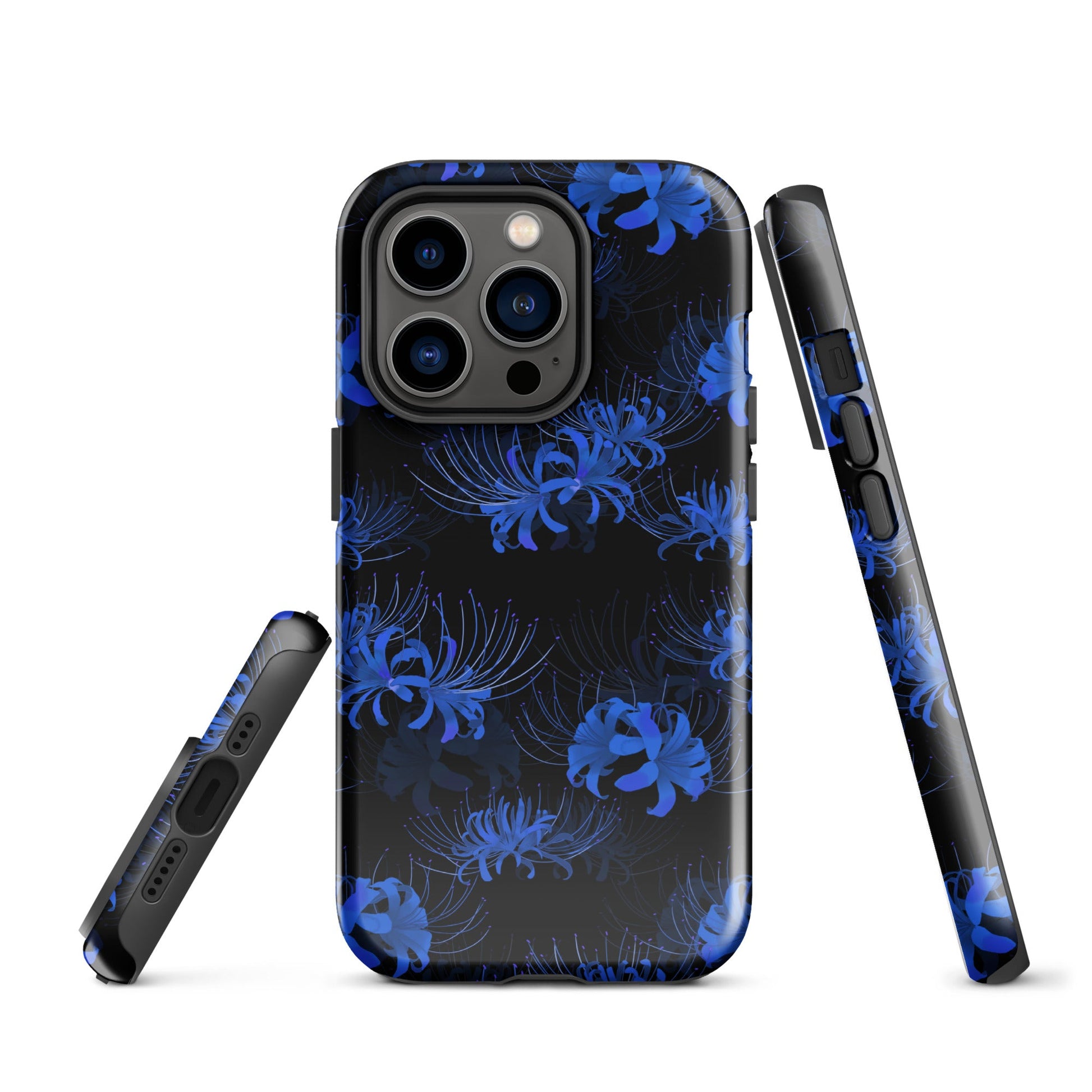 Stylish Higanbana iPhone® Tough Case offers durable protection with a chic floral design, perfect for any occasion.