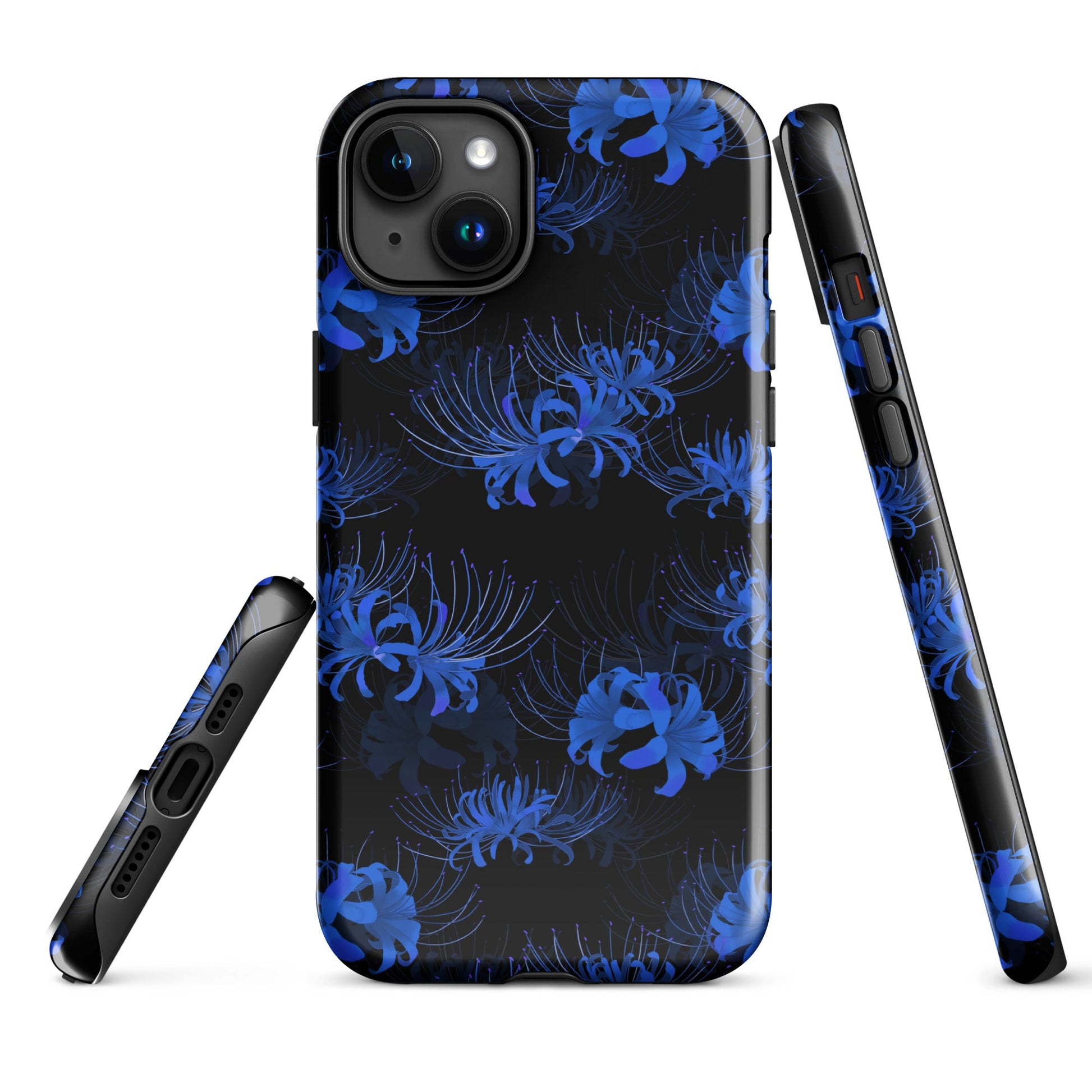 Stylish Higanbana iPhone® Tough Case features a durable design with impact-resistant polycarbonate for ultimate protection.