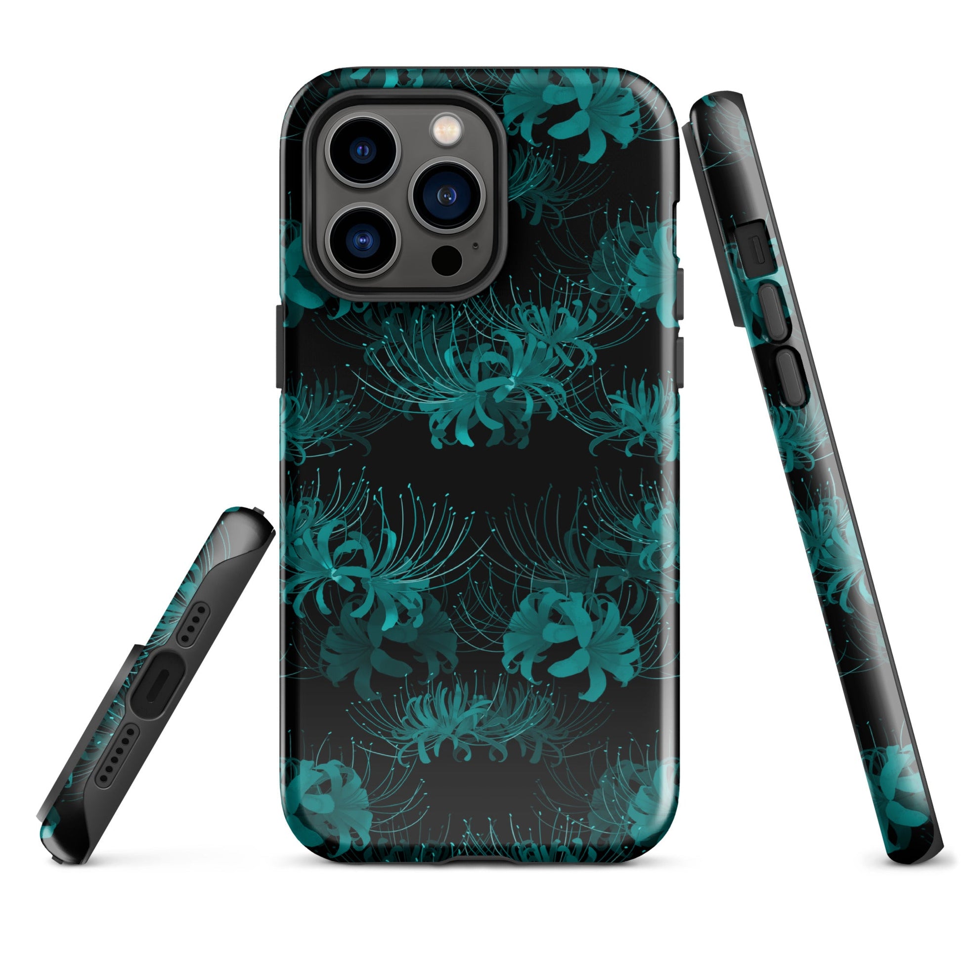 Higanbana iPhone® Tough Case features a stylish design with durable, dual-layer protection for ultimate safety.