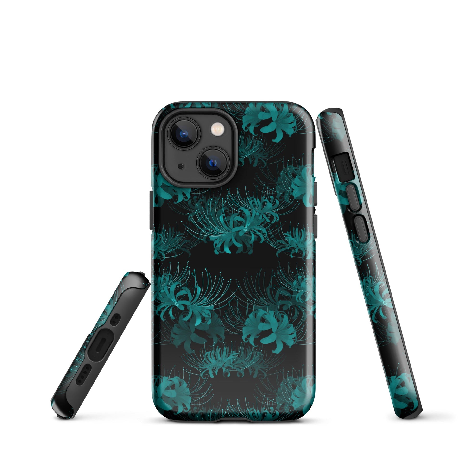 Stylish Higanbana iPhone® Tough Case featuring a durable design for maximum protection and impact absorption.