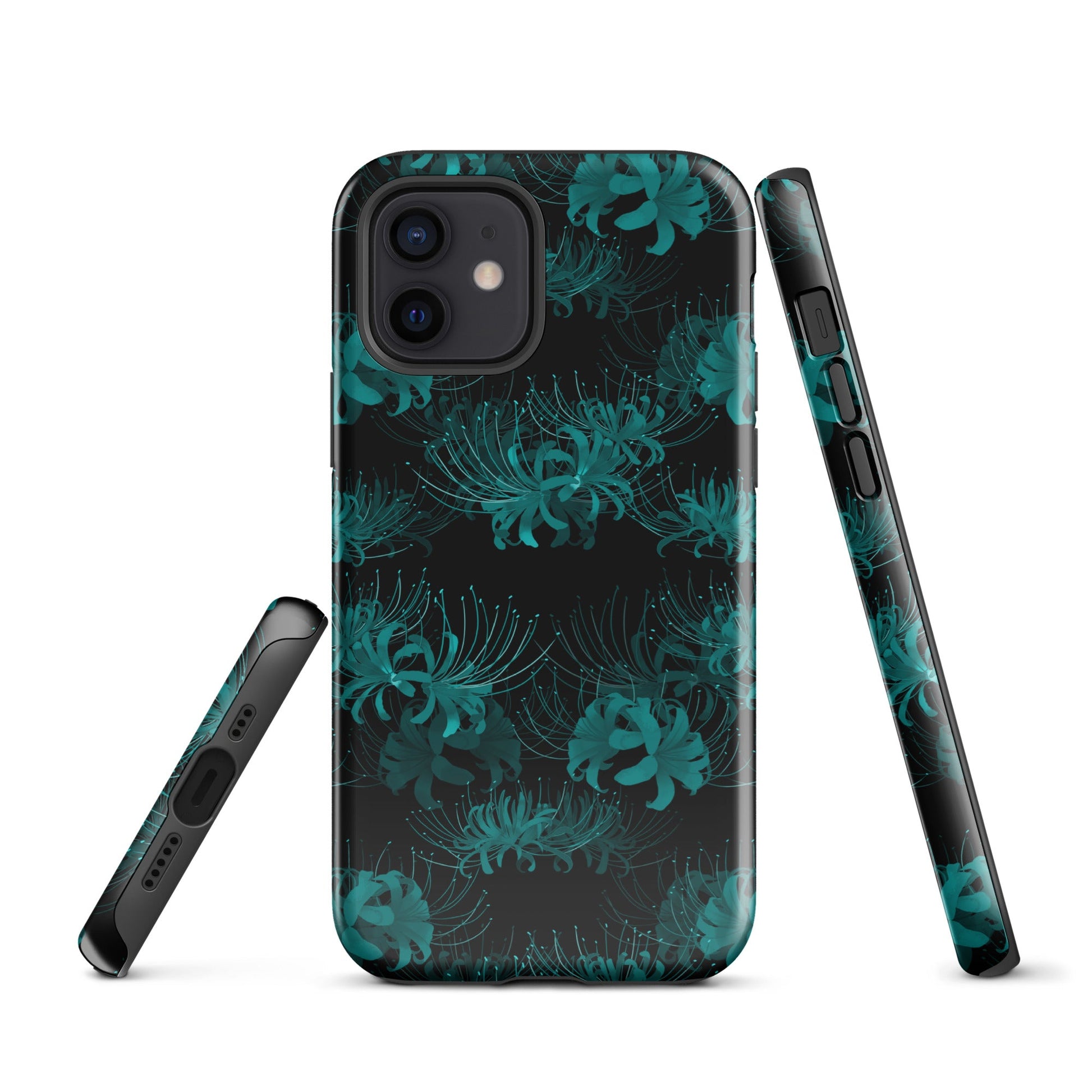 Stylishly protect your phone with the durable Higanbana iPhone® Tough Case featuring a vibrant floral design.