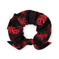 Stylish Higanbana Scrunchie featuring a vibrant floral print, perfect for adding flair to your hairstyle.