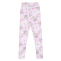 High-waisted Anniversary Leggings feature a floral design for a cute, comfortable look, perfect for any occasion.