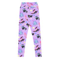 Cute High-waisted Axolotl Leggings featuring colorful axolotls on a playful purple background, perfect for any outfit!