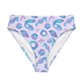 High-waisted Sea Princess Bikini Bottom featuring a vibrant sea-themed print, perfect for beach days or spa visits.