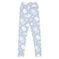 High-waisted Snow Bunny Leggings featuring cute bunnies, perfect for gym or lounging in style and comfort.