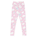 High-waisted Snow Bunny Leggings feature a cute bunny print, perfect for gym, lounging, or a kawaii look.