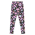 Colorful High-waisted Space Leggings featuring a fun cosmic design, perfect for gym or casual wear.