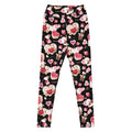 High-waisted Sugar Sweetheart Leggings featuring a cute pattern, perfect for mixing and matching this Valentine's Day.