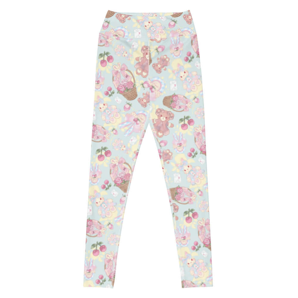 High-waisted Sweet Teddy Leggings feature a cute print that’s perfect for workout or casual wear. Shop now!