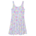 Indica Magica Skater Dress features a playful, kawaii print perfect for casual outings and fun conversations.