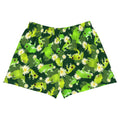 Kero-kero Athletic Short Shorts feature a vibrant frog print, perfect for showcasing your legs in comfort and style.