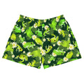Kero-kero Athletic Short Shorts feature a vibrant frog print, perfect for showcasing your legs in comfort.