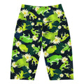 Kero-kero Biker Shorts featuring a vibrant frog pattern, perfect for active or streetwear styles.