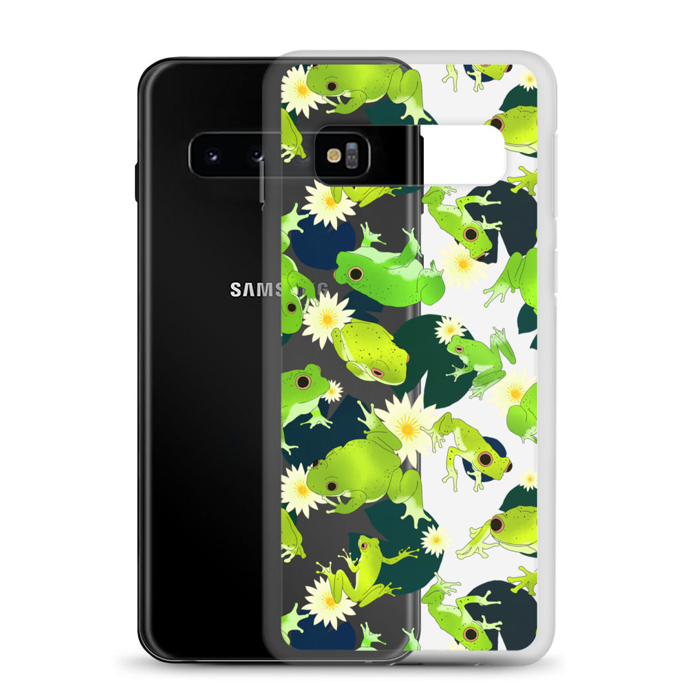 Protect your phone with the Kero-kero Samsung® Clear Case, showcasing vibrant frog designs for frog lovers everywhere.