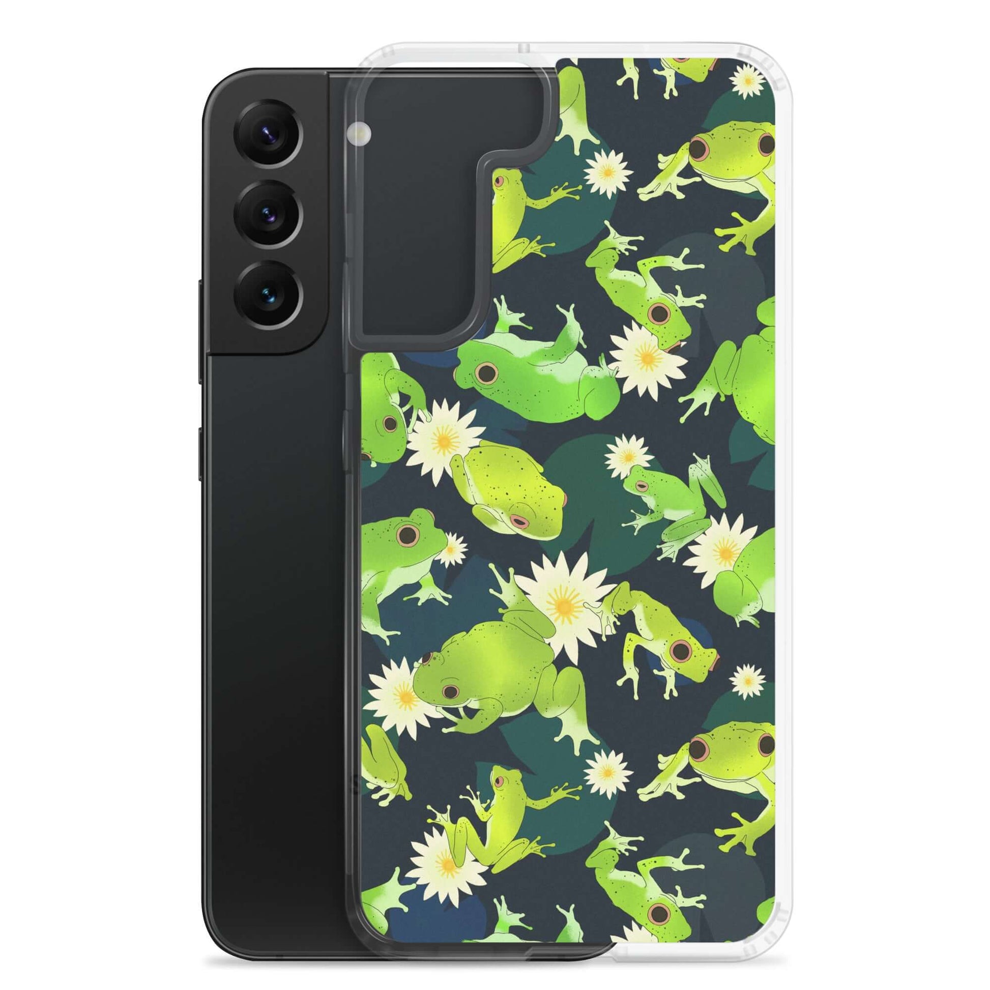 Show off your love for frogs with the Kero-kero Samsung® Clear Case, perfect for protection and style.