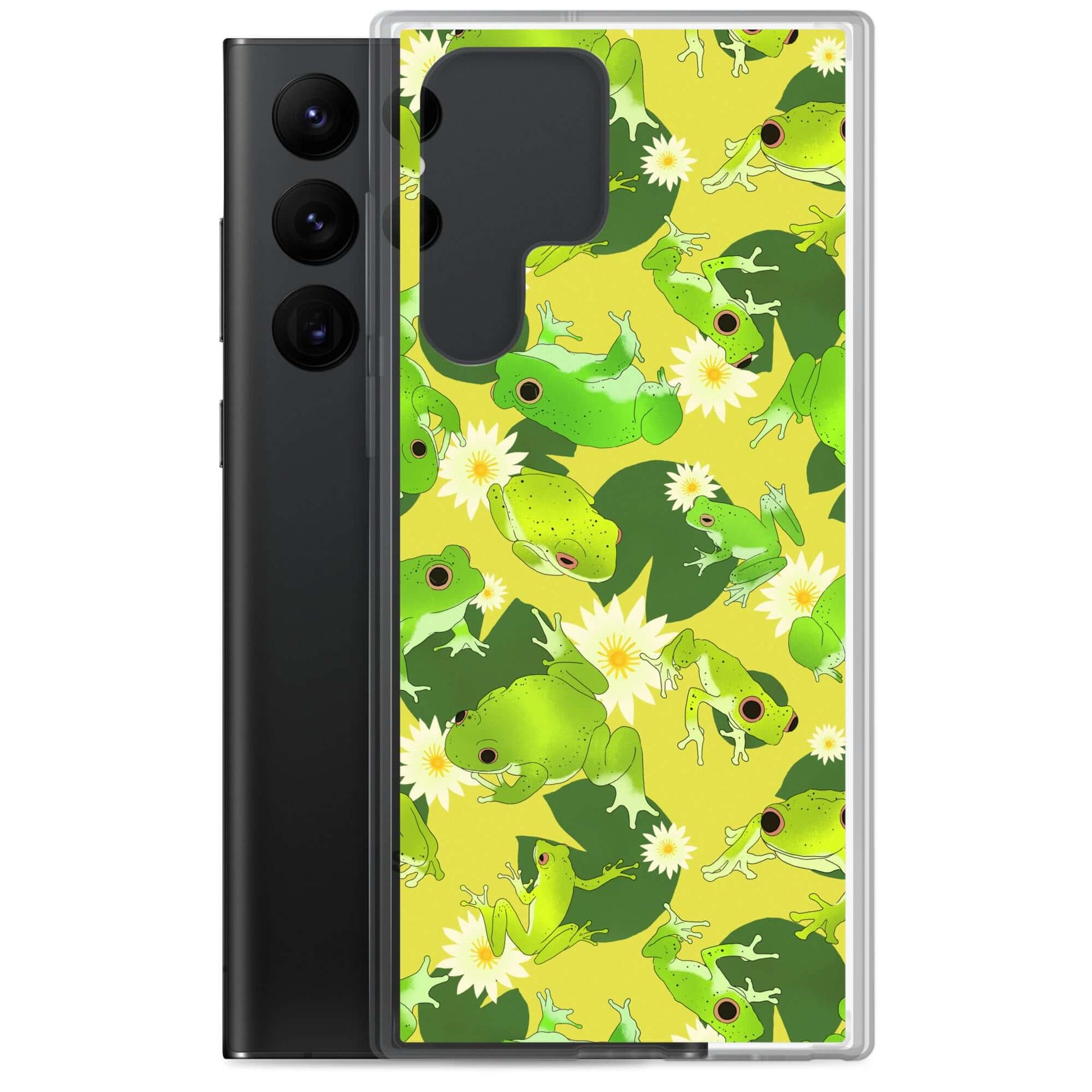 Showcase your love for frogs with the Kero-kero Samsung® Clear Case, perfect for protection and style.