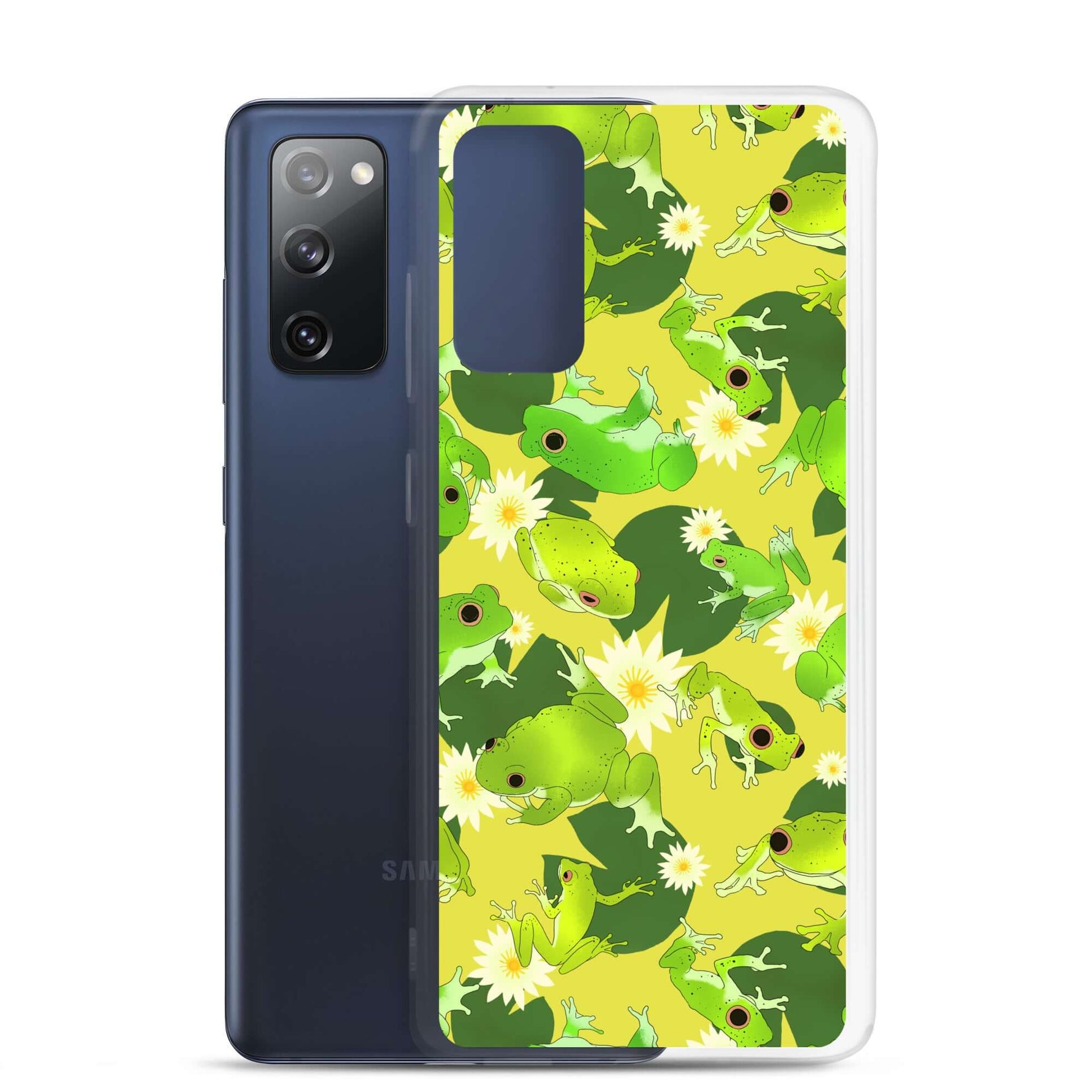 Show off your love for frogs with the Kero-kero Samsung® Clear Case, designed for ultimate phone protection.