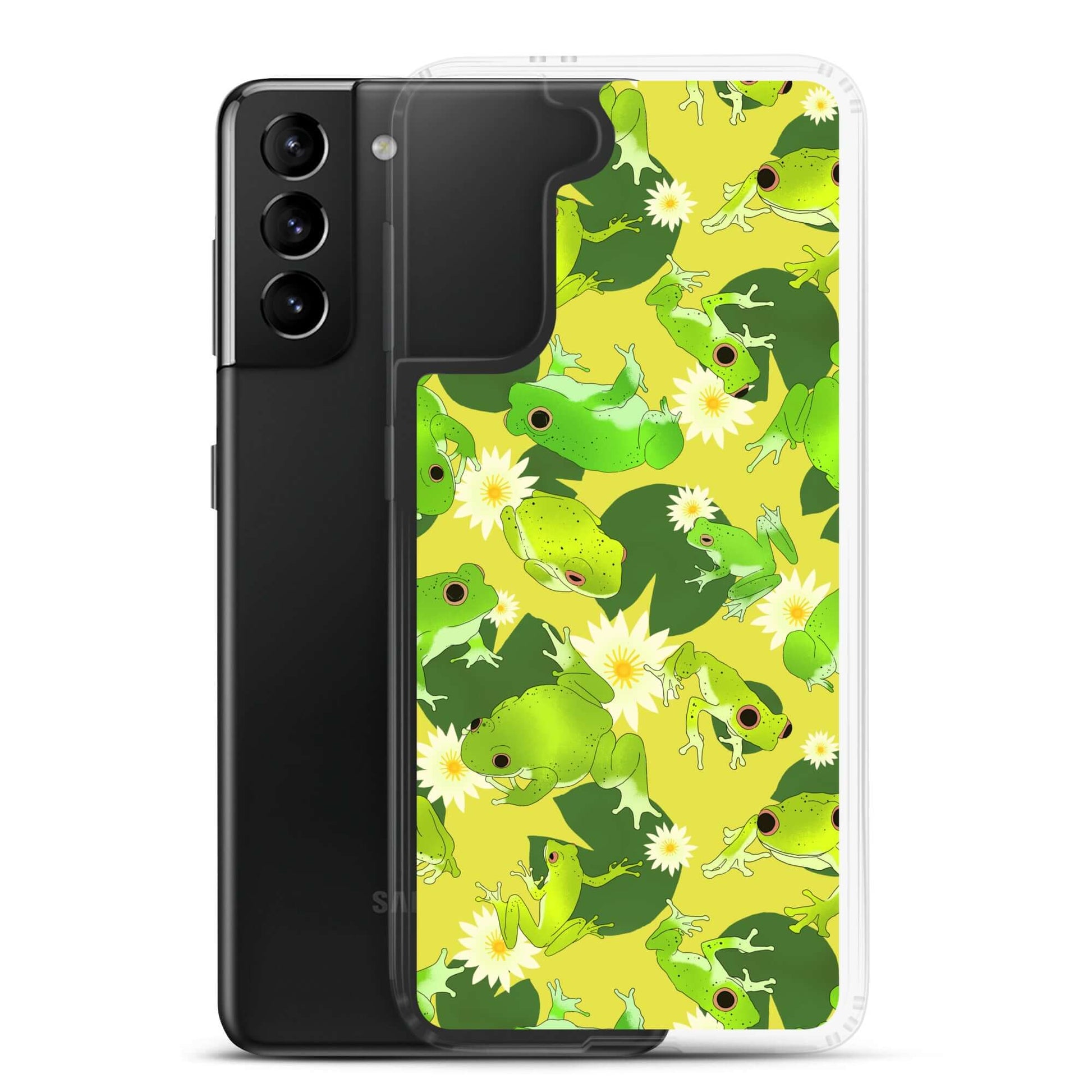 Show off your love for frogs with the Kero-kero Samsung® Clear Case, designed to protect your phone in style.