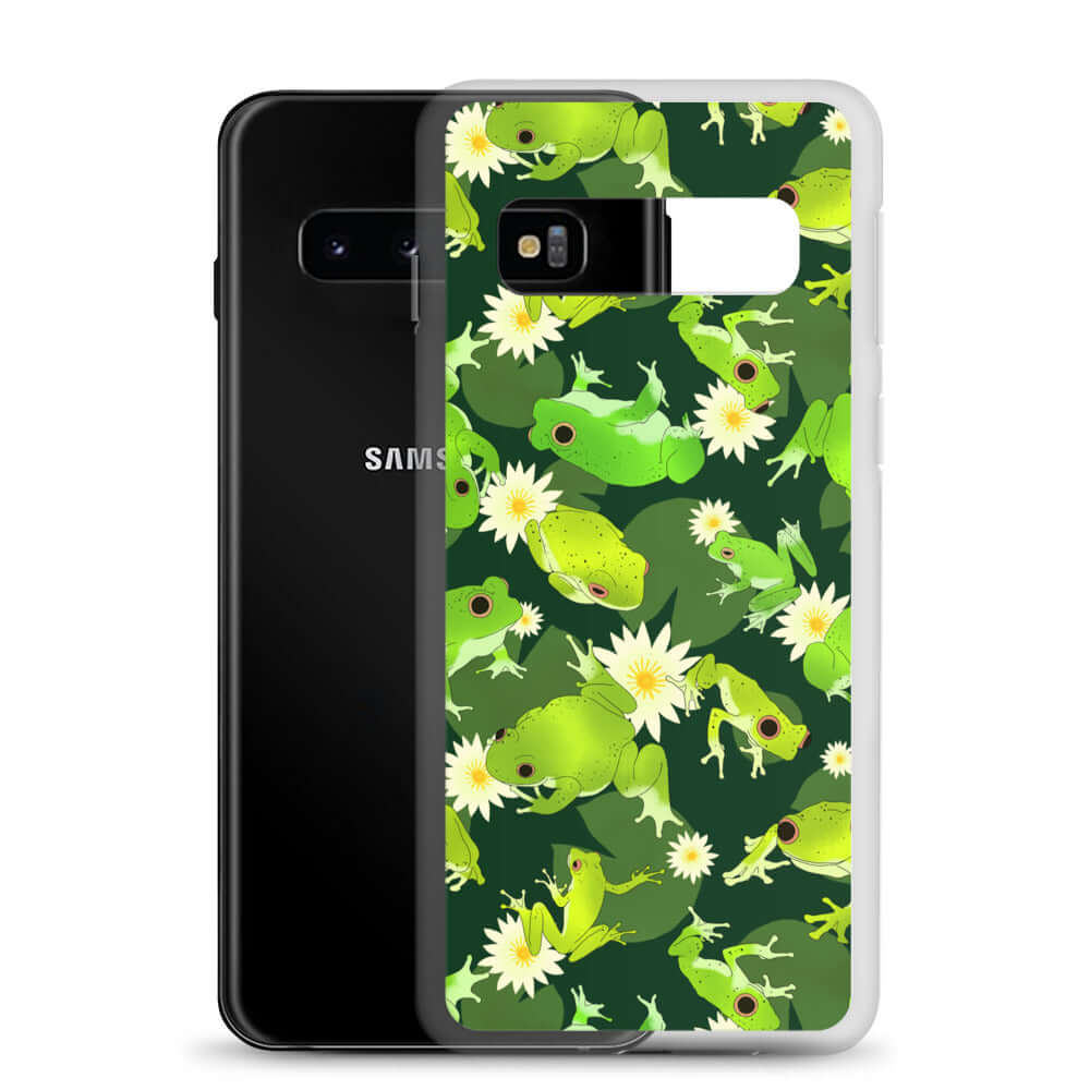 Show off your love for frogs with the Kero-kero Samsung® Clear Case, offering stylish protection for your phone.