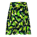 Kero-kero Skater Skirt features a vibrant frog print, perfect for showcasing your style and comfort with an elastic waistband.