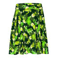Flattering and comfy Kero-kero Skater Skirt with vibrant frog and flower print, perfect for showcasing your style.