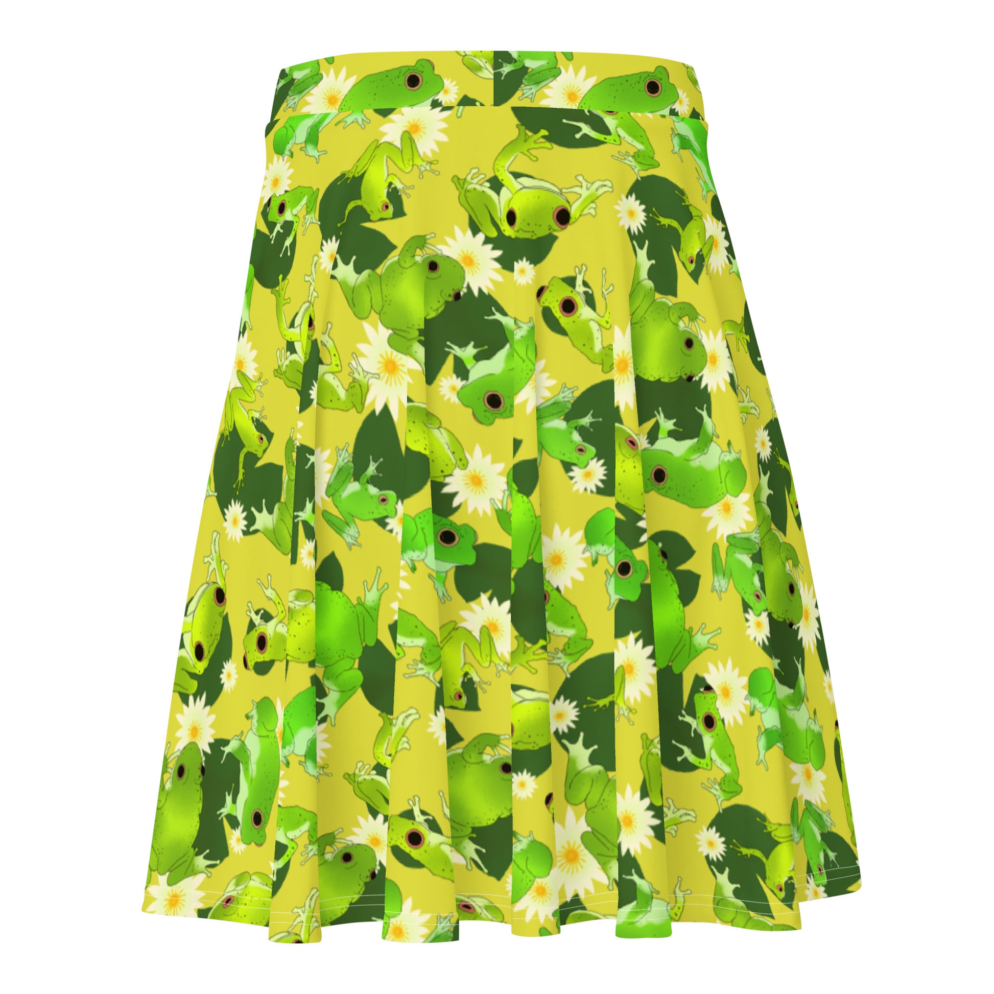 Bright and playful, the Kero-kero Skater Skirt features a fun frog print, perfect for showing off your style!