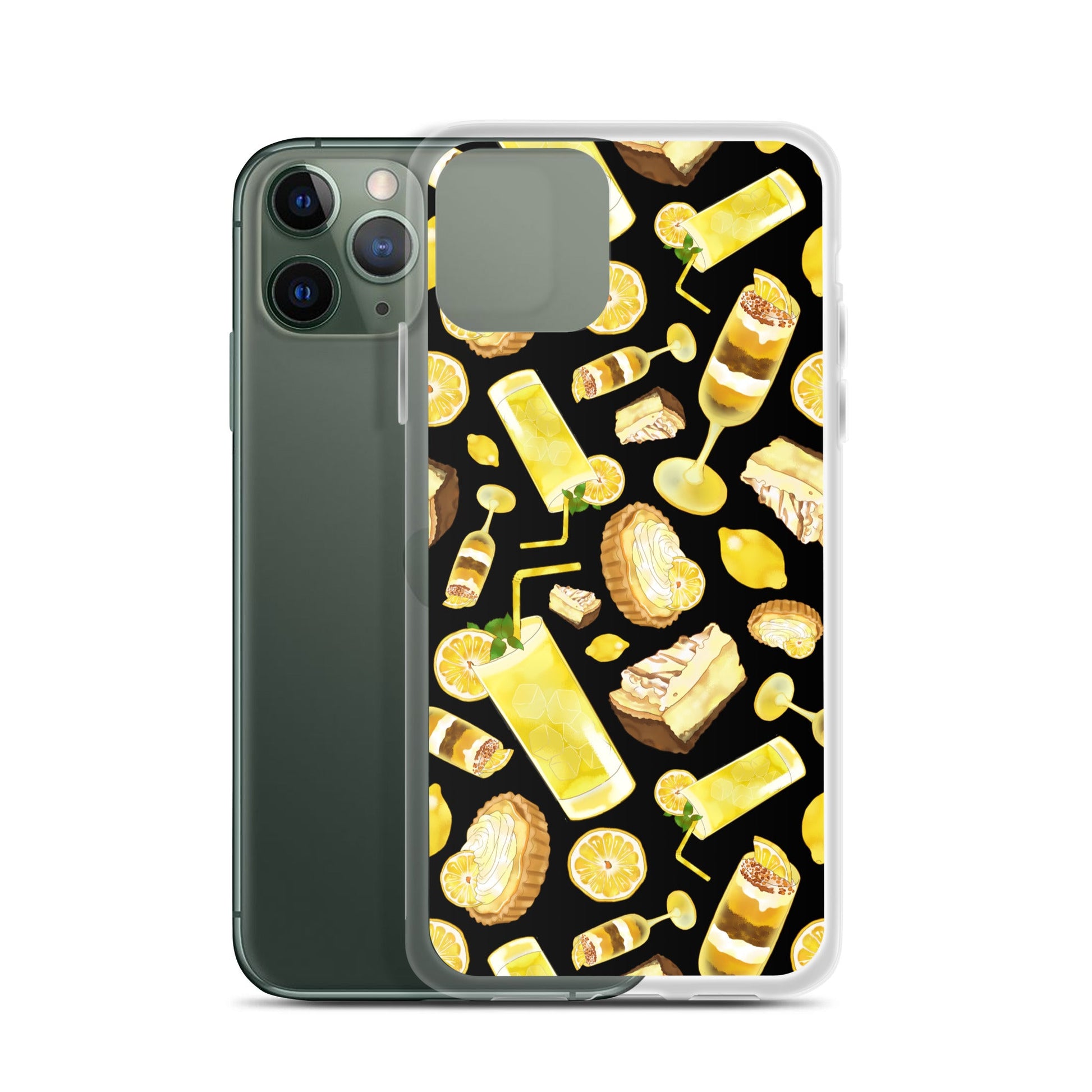 Lemon iPhone® Clear Case features a vibrant design that protects your phone from scratches and dirt effortlessly.
