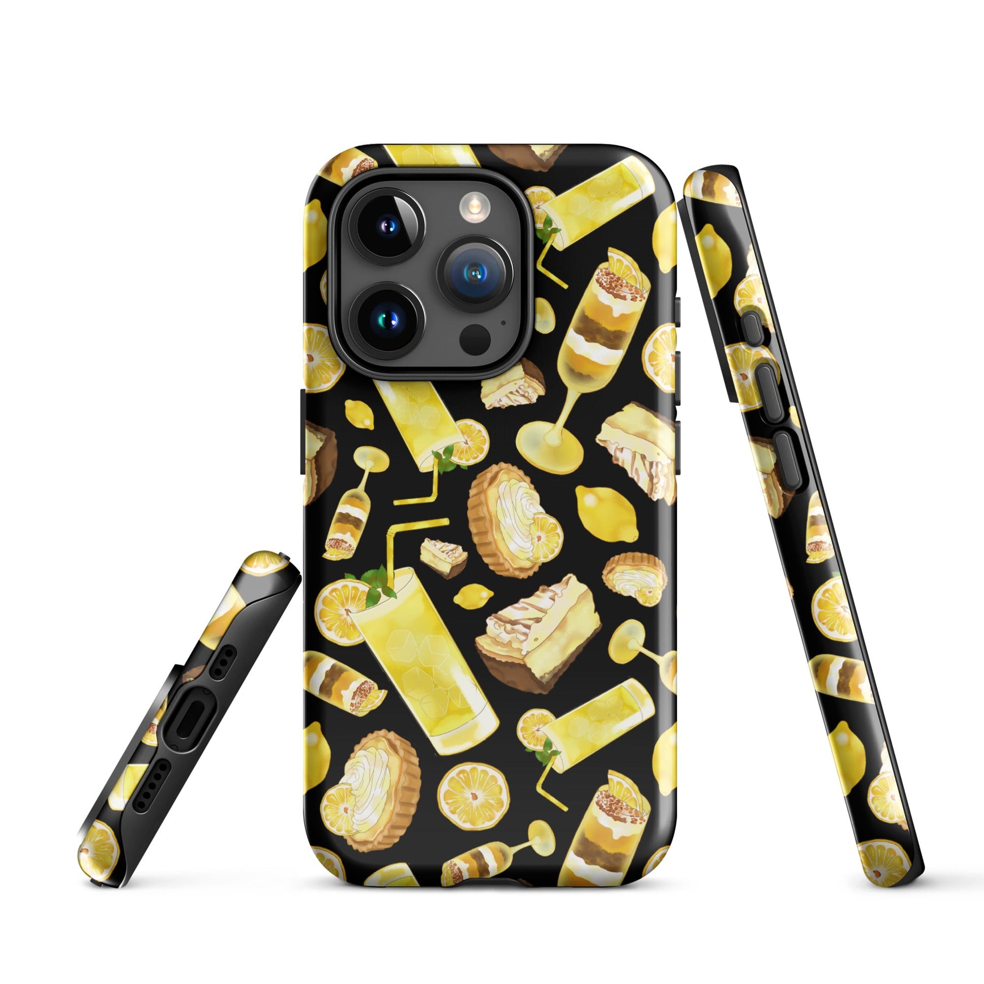 Stylishly protect your phone with the Lemon iPhone® Tough Case, featuring vibrant lemon designs and durable materials.