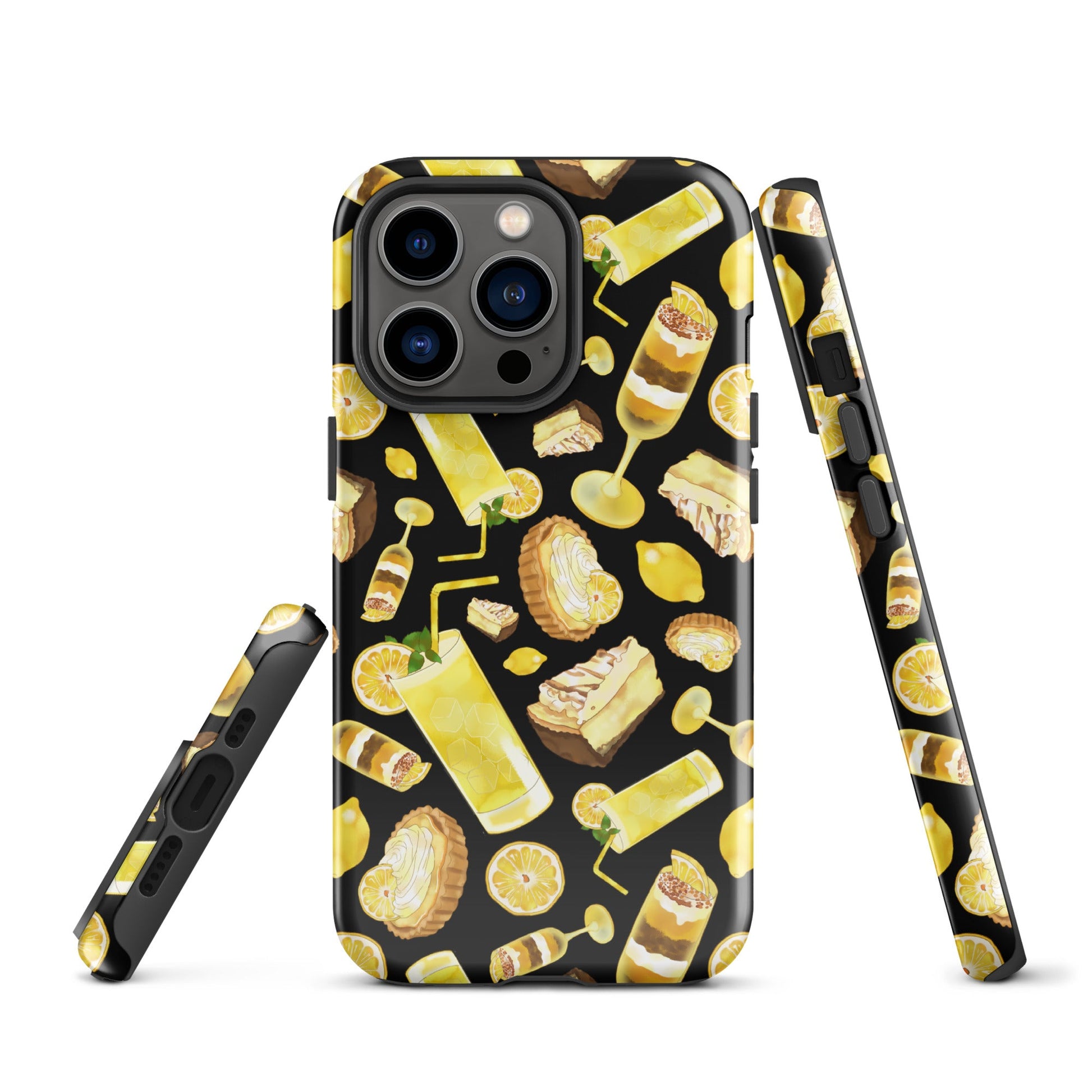 Stylish and durable Lemon iPhone® Tough Case features vibrant designs and protective dual-layered construction.