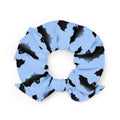 Stylish Lilith Scrunchie features a trendy bat design, perfect for any outfit from gym to night out.