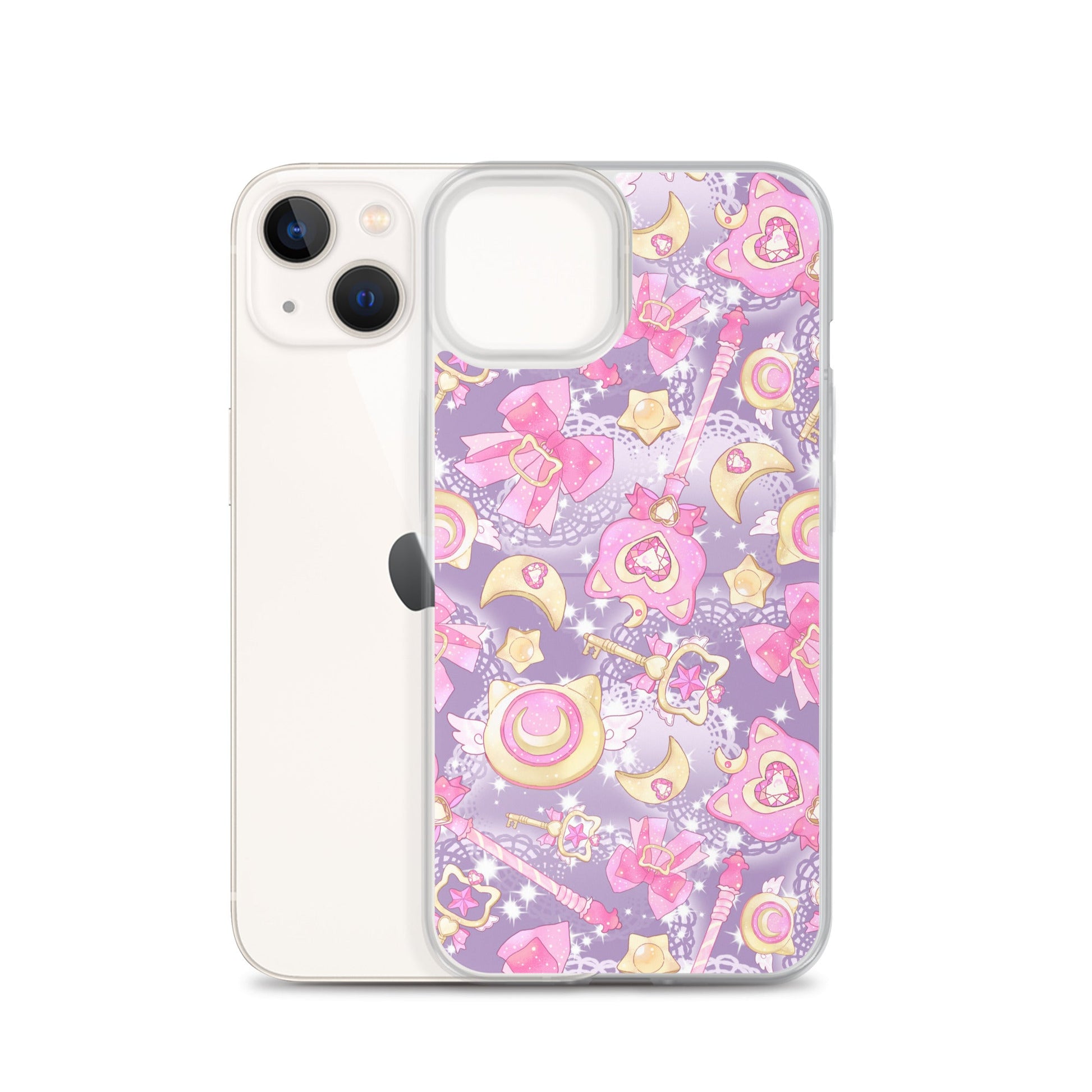 Protect your phone in style with the Magical Girl iPhone® Clear Case, featuring enchanting designs and vibrant colors.
