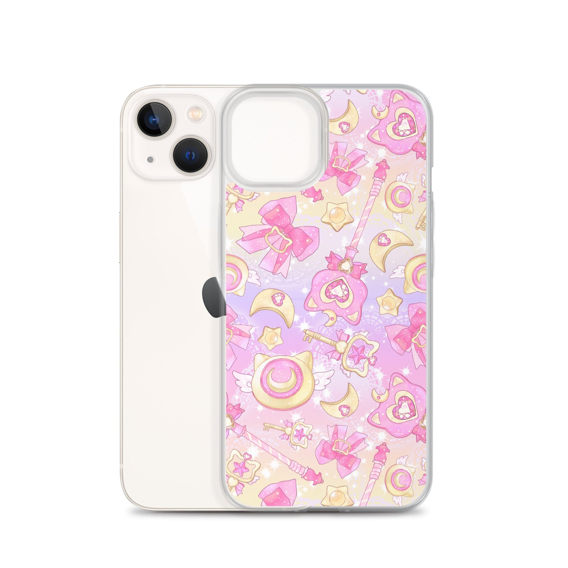 Protect your phone with the Magical Girl iPhone® Clear Case, featuring cute magical designs for every fan!