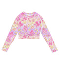 Shop the eco-friendly Magical Girl Long-sleeved Crop Top, perfect for athleisure with its comfy fit and vibrant design.