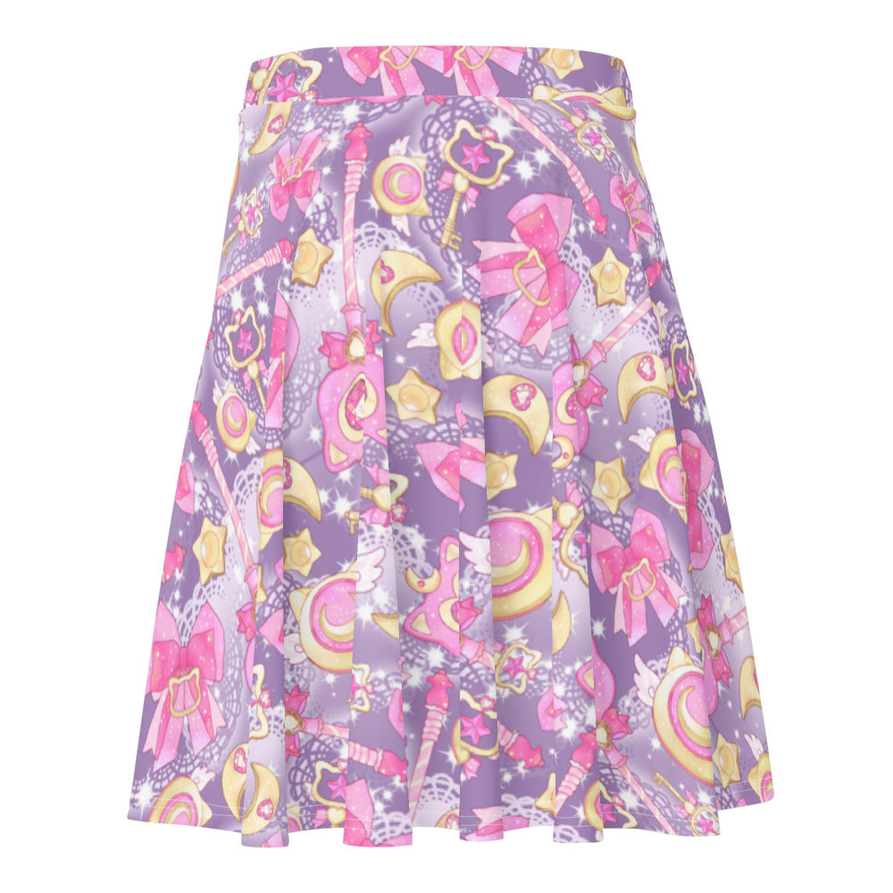 Flattering and comfy, the Magical Girl Skater Skirt features a vibrant design perfect for any outfit.