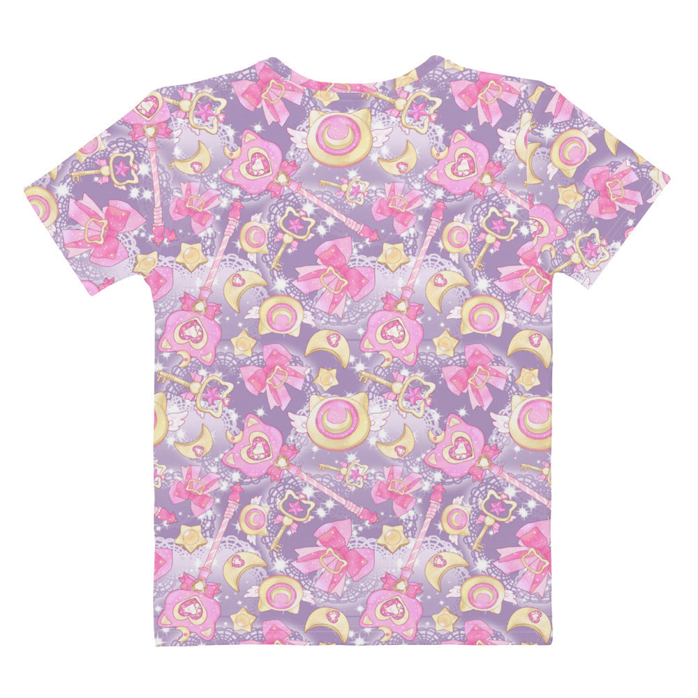 Soft and colorful Magical Girl T-shirt featuring vibrant magical designs, perfect for comfort and style.