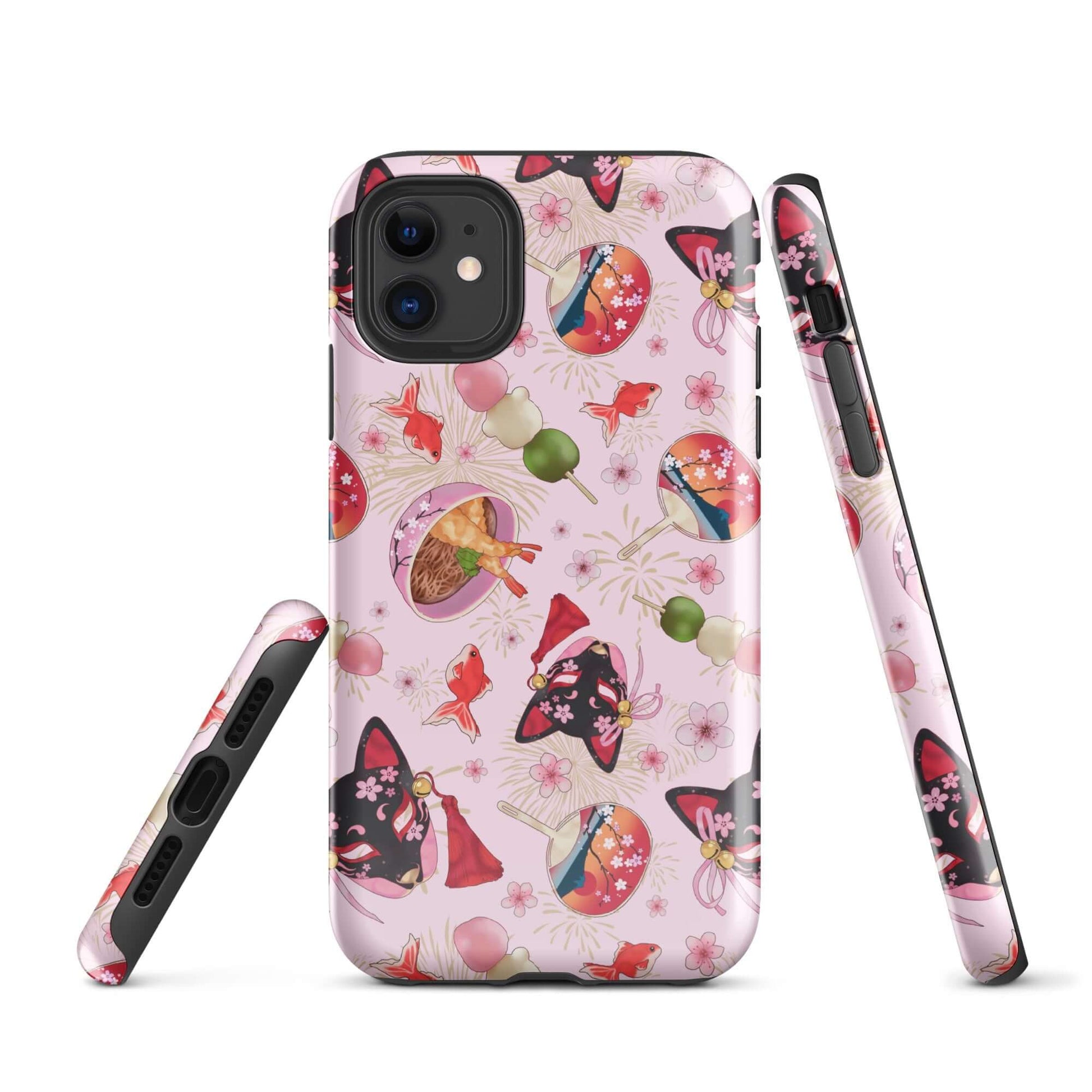 Matsuri iPhone® Tough Case showcases a vibrant design while providing durable, stylish protection for your phone.